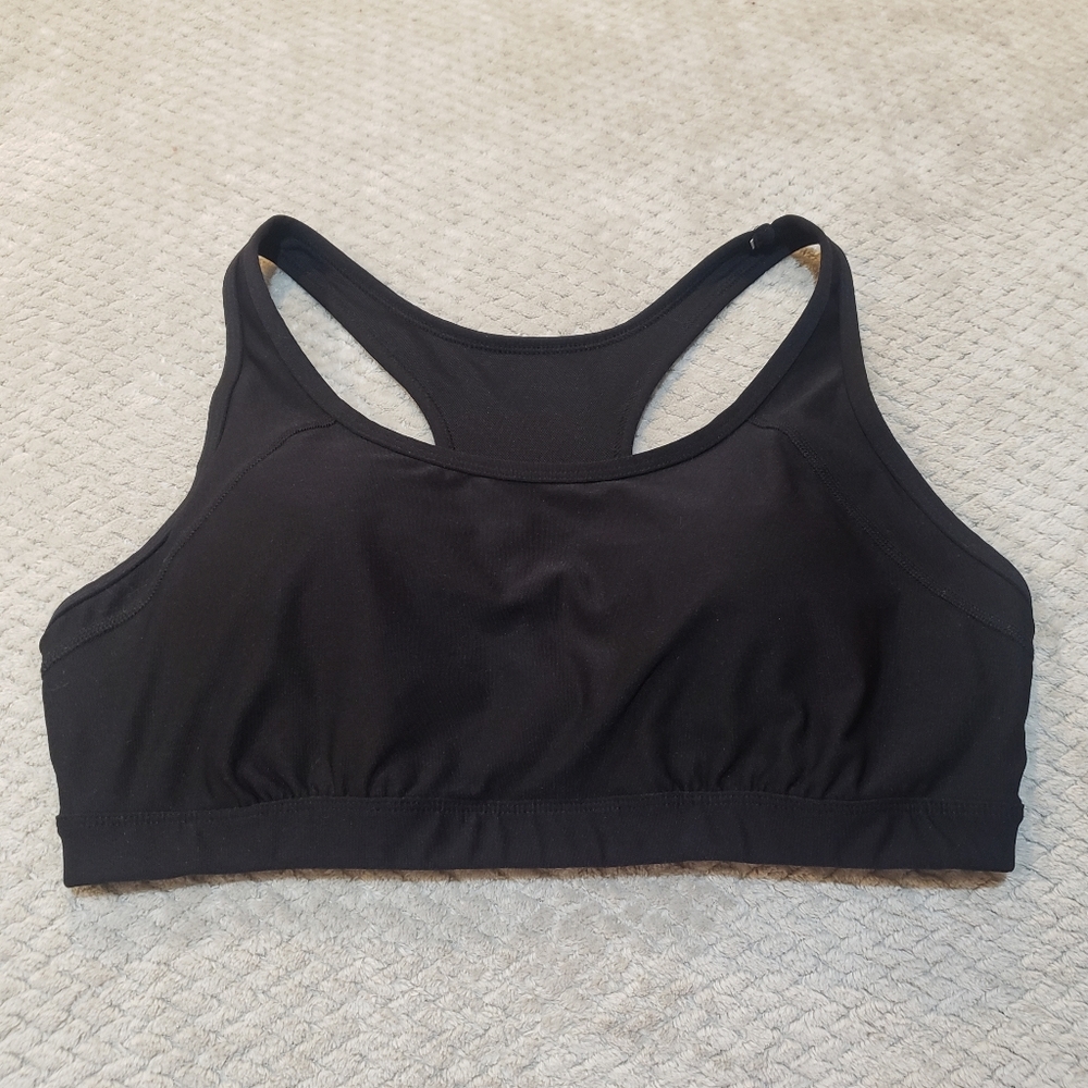 Durable Black Sports Bra